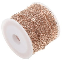 YOSADIER Copper Chain for Hanging Projects, Bag Decoration, Jewelry Making, 1 Roll, Craft Supplies