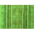 thumbnail image 1 of Ahgly Company Indoor Rectangle Abstract Green Modern Area Rugs, 2' x 4', 1 of 4