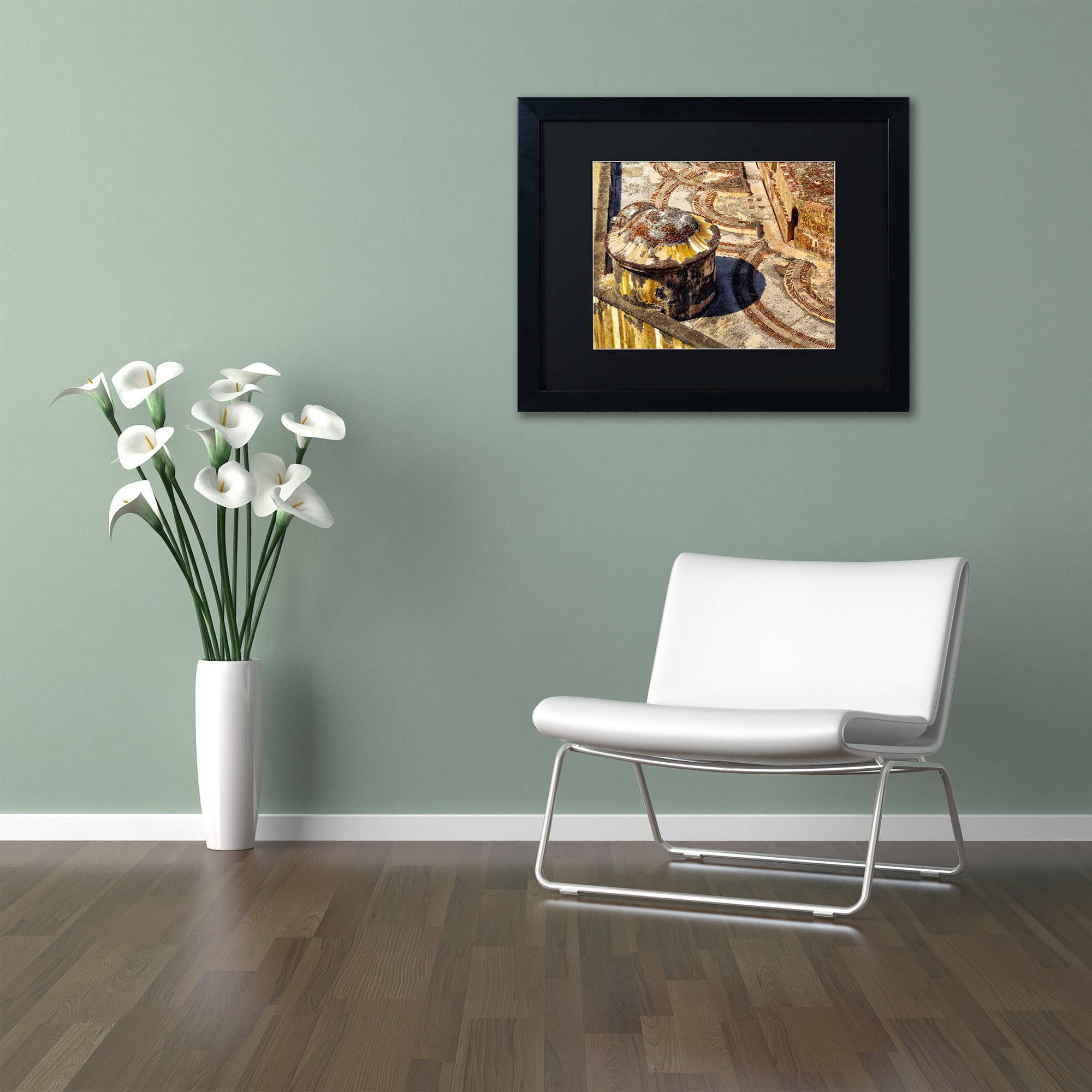Trademark Fine Art "Castillo de San Felipe del Morro 18" Canvas Art by CATeyes, Black Matte, Black Frame