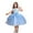 Blue, variant on Godom Little Girls Dress Sleeveless Summer Dress Bowknot Strap Sundress Toddler to Big Kid