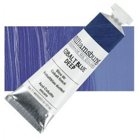 UPC: 0877463000300 | Williamsburg Handmade Oil Paint 37 ml Cobalt Blue Deep