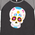 thumbnail image 4 of Inktastic Sugar Skull Blue Women's Plus Size T-Shirt, 4 of 5