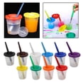thumbnail image 2 of Juego de pinceles y tazas de pintura a prueba de derrame Zulema Vasos de pintura a prueba de derrames para niños, 2 of 7