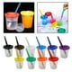 thumbnail image 3 of 3x Vaso de Agua de Plástico No Derramado, Bote de Pintura Y Tapón para Arte, 3 of 8