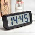 thumbnail image 3 of Goick Stainless Steel Base Exquisite Digital Electronic LCD Music Table Alarm Clock Hanging Clock?Black? (Black), 3 of 7