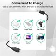 thumbnail image 4 of 2Pcs USBC Charger Compatible with for Garmin Watch Charger,Data Sync Charging Cable for Garmin Fenix, 4 of 5