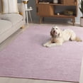 thumbnail image 3 of SAFAVIEH Montauk Azura Distressed Area Rug, Pink, 6' x 6' Square, 3 of 11