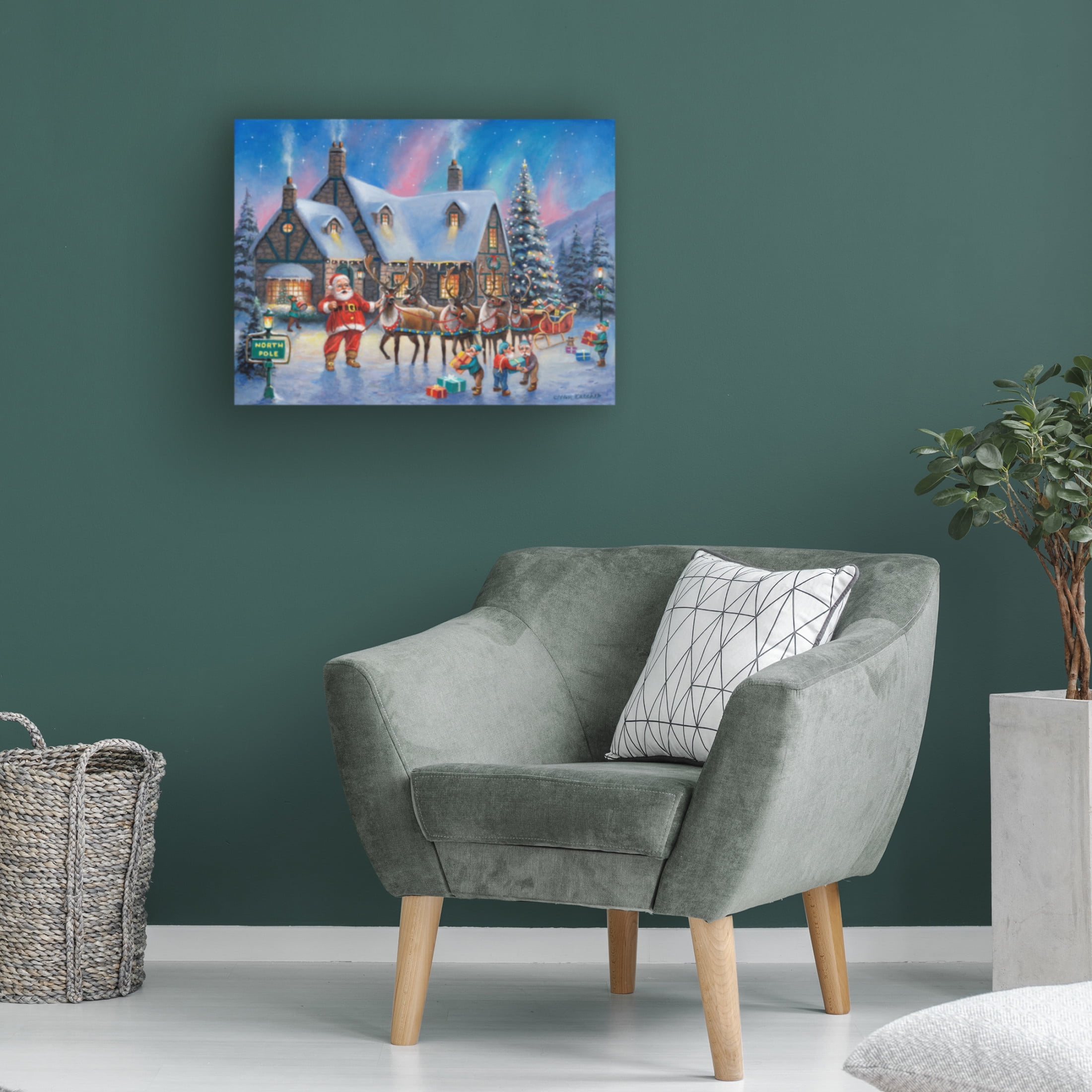 Canvas Wall Art - John Zaccheo 'Preparing to Fly' Wall Art for Living Room, Bedroom, or Office Décor by Trademark Fine Art - 19 x 14 Inches
