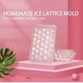 thumbnail image 2 of Ice Cube Trays with Lid & Bin,Round Ice Trays for Freezer, Whiskey Ice Balls Maker Molds Making 99 x 1.0IN Small Ice Mini Circle ball,Crushed Ice Tray for Chilling Drinks Coffee & Tea etc.(Pink), 2 of 5
