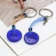 thumbnail image 5 of 2 piezas Evil Eye Key Chain Creative Glass Key Key Key Bag Bag Solging Decor, 5 of 6