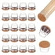 thumbnail image 1 of Uxcell 32-Pack Protectores de Piso para Patas de Silla, Copas de Silicona de 0.94-1.14 Pulgadas, Almohadillas de Muebles de Fieltro, Cubiertas para Patas de Silla [Blanco Transparente], 1 of 7