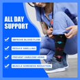 thumbnail image 4 of 3 Pairs Copper Compression Socks for Women & Men Circulation 15-20 mmhg - Better Blood Flow, Swelling, Best Support for Medical, Running, Nursing, 4 of 6
