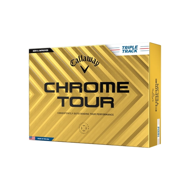 Pelotas de golf Callaway Chrome Tour Triple Track blancas