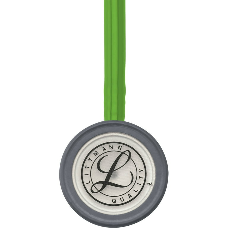 3M Littmann Classic III Stethoscope, Lime Green Tube, 27 inch