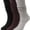 3 Pcs-black Brown Grey, variant on 3 Pairs Slouch Socks for Women Size 9-11 Soft Extra Long Scrunch Knee High Boot Socks,Black Brown Gray