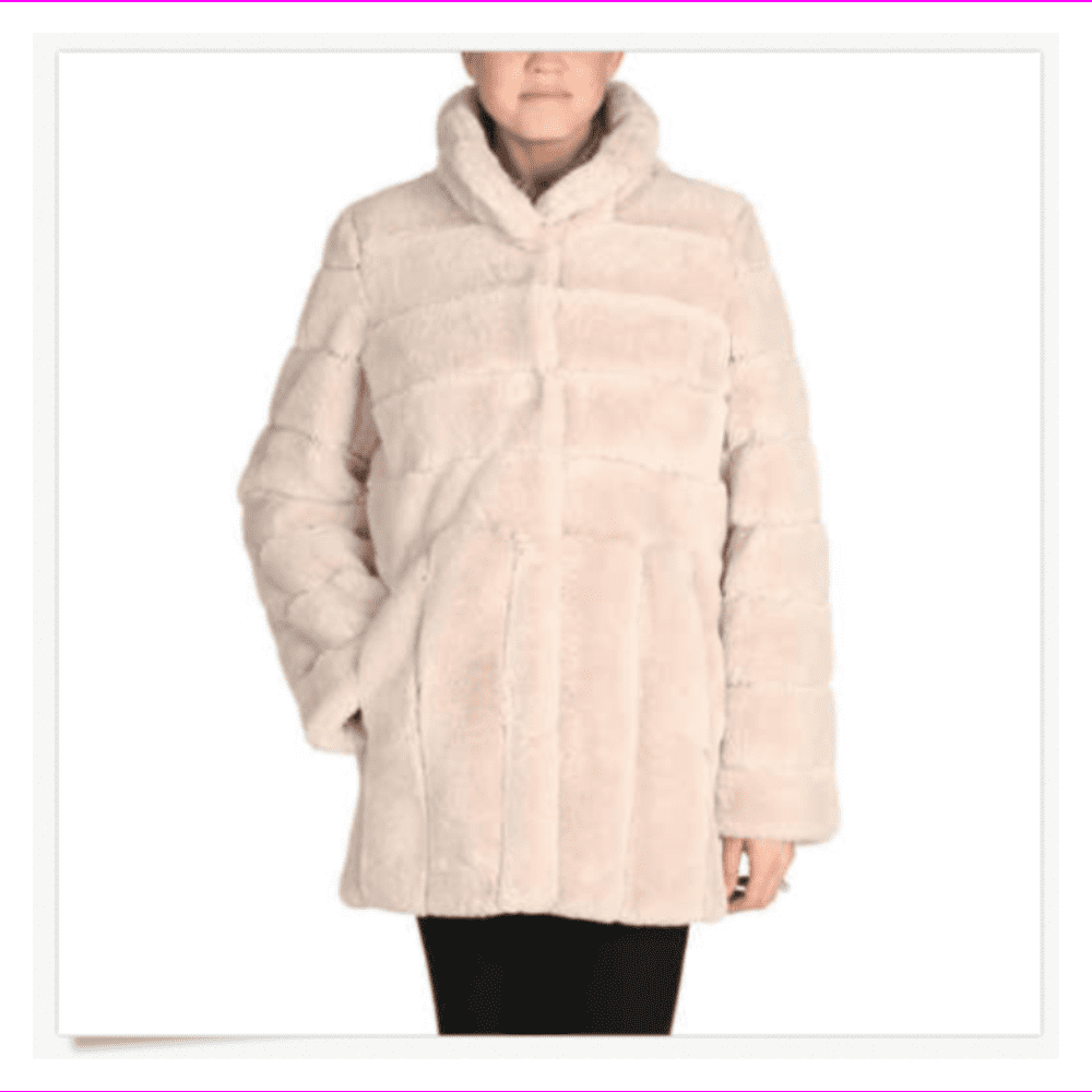 ladies faux fur jacket