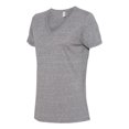 thumbnail image 2 of JERZEES Women's Snow Heather Jersey V-Neck Size up to 3XL, 2 of 5