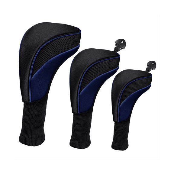 Golf Club Set Wood Cover Breathable Mesh Fabric 1/3/5/ Cap Parts