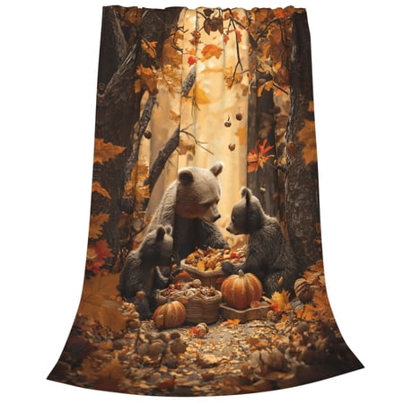 Walmart TitleThanksgiving Harvest Bear Flannel Blanket – Autumn Pumpkin Woodland Fleece Throw for Sofa Fall Season Decor 80×60 Walmart TitleThanksgiving Harvest Bear Flannel Blanket – Autumn Pumpkin Woodland Fleece Throw for Sofa Fall Season Decor 80×60