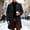 A107 Black, variant on Xdegoge Men's Wool Blend Trench Coat Single Breasted Winter Long Overcoat Business Casual Peacoat Warm Jacket Outerwear