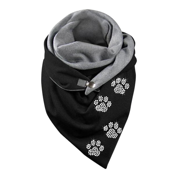 Bufandas Moda Pañuelo Bufanda Chales Ligero Estilo Vintage Triángulo Pata de gato Sunnimix Mujeres bufandas