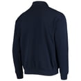thumbnail image 3 of Men's Colosseum Navy Fresno State Bulldogs Tortugas Logo Quarter-Zip Jacket, 3 of 3
