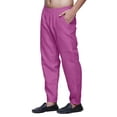 thumbnail image 3 of Atasi Men Solid Dupion Ready Made Pajama Ethnic Wear Adjustable Elastic Pants, 3 of 5
