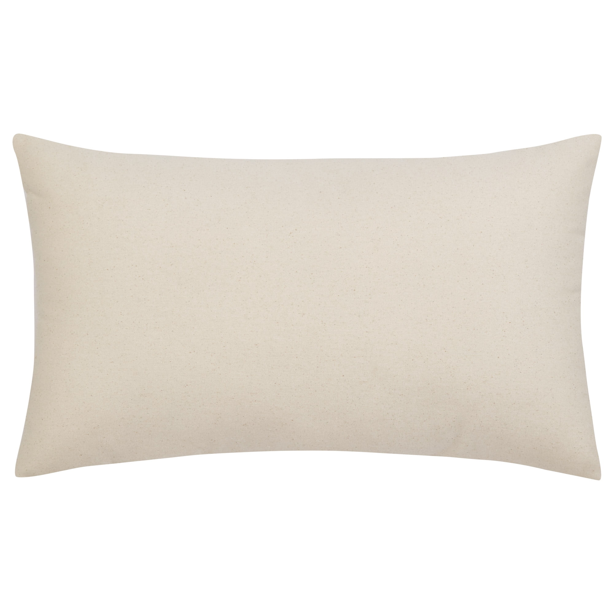 Bouclair Coussin Lombaire à Feuilles Brodés, Terracotta et Brun