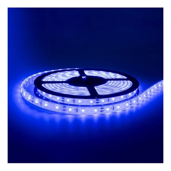 Blue LED Strip Light 20ft | Waterproof IP68 | 12V Marine Boat Car Motorcycle Flexible Lighting | Indoor Outdoor LED Strip Lights