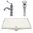 thumbnail image 1 of American Imaginations 20.75-in. W CSA Rectangle Bathroom Undermount Sink Set In Biscuit - Chrome Hardware - Overflow Drain Incl. AI-27109, 1 of 9
