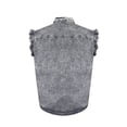 thumbnail image 4 of Dream Apparel Men's Biker Cuttoff Vest Denim/Cotton Shirt with Vintage and Frayed Sleeveless Look 2 Front Pockets, 4 of 5