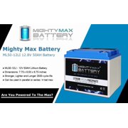 12V, 50Ah, Lithium, Replacement Battery Compatible with XStatic BatCap X2000
