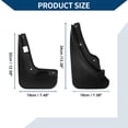 thumbnail image 3 of Unique Bargains Mud Flaps Splash Guards W/Mount  Accessories for Mercedes-Benz C Class 2007-2011 Front and Rear Mud Guards 1 Set, 3 of 6