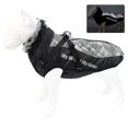 thumbnail image 1 of Plus Size Pet Dog Winter Warm Coat Jacket Reflective Outdoor Clothes Plush Neck Vest, 1 of 2