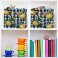 thumbnail image 6 of Yayeee Canvas Storage Basket with Handles for Shelves Fabric Bins Closet Organizer, Cartoon Beige Lemon, 6 of 8