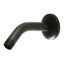 Kingston Brass K150K0 Shower Scape 6" Shower Arm with Flange, Matte Black