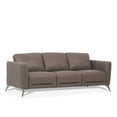 thumbnail image 3 of ACME Malaga Leather Sofa in Espresso Chocolate, 3 of 8