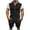 Black, variant on Aueoeo Mens Summer Track Suits 2 Piece Shorts Sets Short Sleeve Sweatsuit Outfits 1/4 Button Color Splicing Textured Shirts
