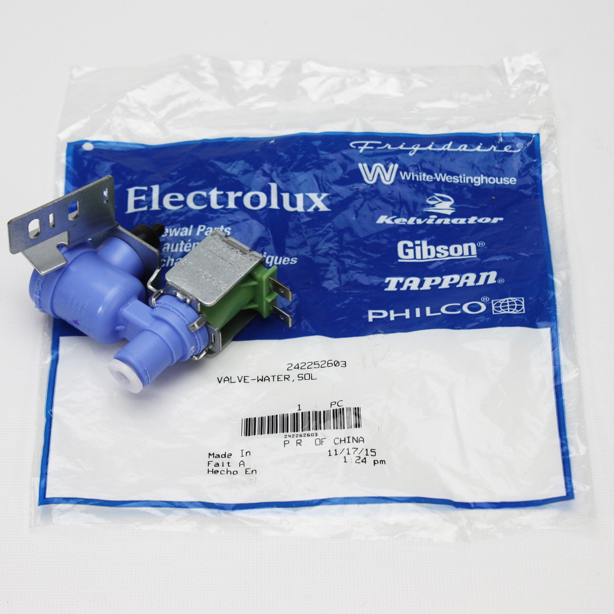ice machine water valve