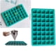 thumbnail image 2 of 40 moldes cuadrados rectos para pasteles de hielo, gelatina, jabón y repostería, 2 of 8