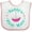 White and Pink, variant on Inktastic Daddys First Mate (Girl) Girls Baby Bib