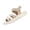 Beige, variant on Summer Shoes, Wide Width Sandals for Women, Adjustable Sandal for Women -Orthotic Dress Shoe With Arch Support, Comfortable Walking Shoe for Plantar Fasciitis & Bunions, Beige 7