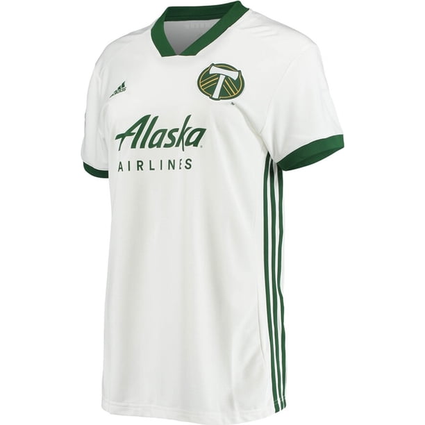 Adidas Womens Portland Timbers Jersey, whiteponder, 2XL