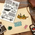 thumbnail image 6 of Vintage Clear Rubber Stamps Car Pumpkin Jar Heart Retro Transparent Silicone Stamp Seals for Journaling Card Making Handmade Photo Album Notebook Decor Scrapbooking, 6 of 9