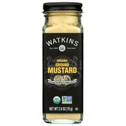 Watkins Gourmet Organic Spice Jar, Ground Mustard, 2.6 oz