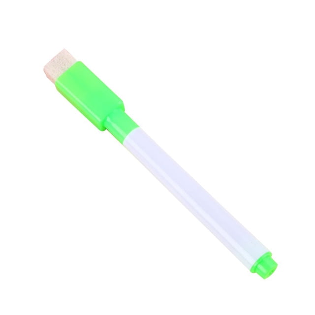 Bearachild Bolígrafo de pizarra portátil para artista, pizarra para sala de reuniones, escritura suave, marcadores borrables, lápiz, escritura Suministros de escritura y corrección Verde Negro