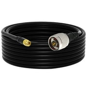 Onelinkmore N Male to SMA Male Low Loss CB Coax Antenna Cable 15M (49.2 Ft) 50ohm Lora Antenna Cable