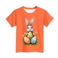 thumbnail image 3 of Wo-Fusoul T-Shirt de Pâques pour Enfants, Haut Décontracté à Manches Courtes et Col Rond, T-Shirt Graphique Imprimé pour Garçons et Filles de 3 à 15 Ans, Chandail Polyvalent pour le Printemps et l'Été, 3 of 5