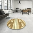 thumbnail image 3 of Ahgly Company Indoor Rectangle Abstract Cinnamon Brown Abstract Area Rugs, 2' x 4', 3 of 6