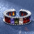 thumbnail image 4 of Guardurnaity Anillo de bodas de moda Anillos ajustables de cobre Regalos Anillo llamativo para niñas Anillo de apertura de moda Ropa, zapatos y accesorios Miscelánea, 4 of 6